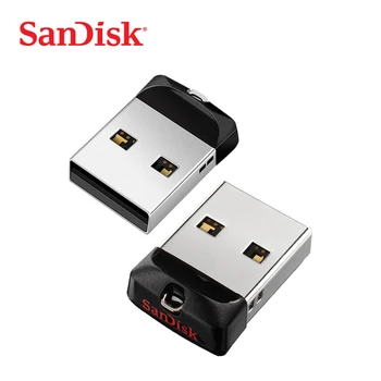 

100% Original SanDisk Cruzer Fit USB Flash Drive SD CZ33 64GB 32G 16GB 8GB mini Pen Drives USB 2.0 Support official verification