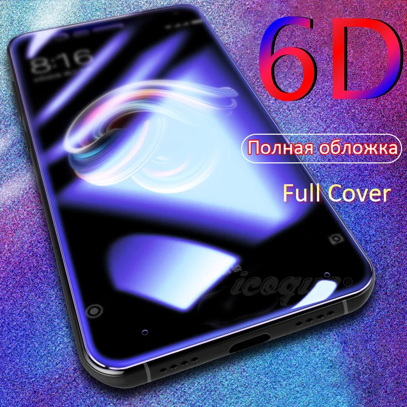 6D полное покрытие из закаленного стекла для Xiaomi Redmi K30 5G Note 8 Pro 7 K20 mi 9t 9 Защита