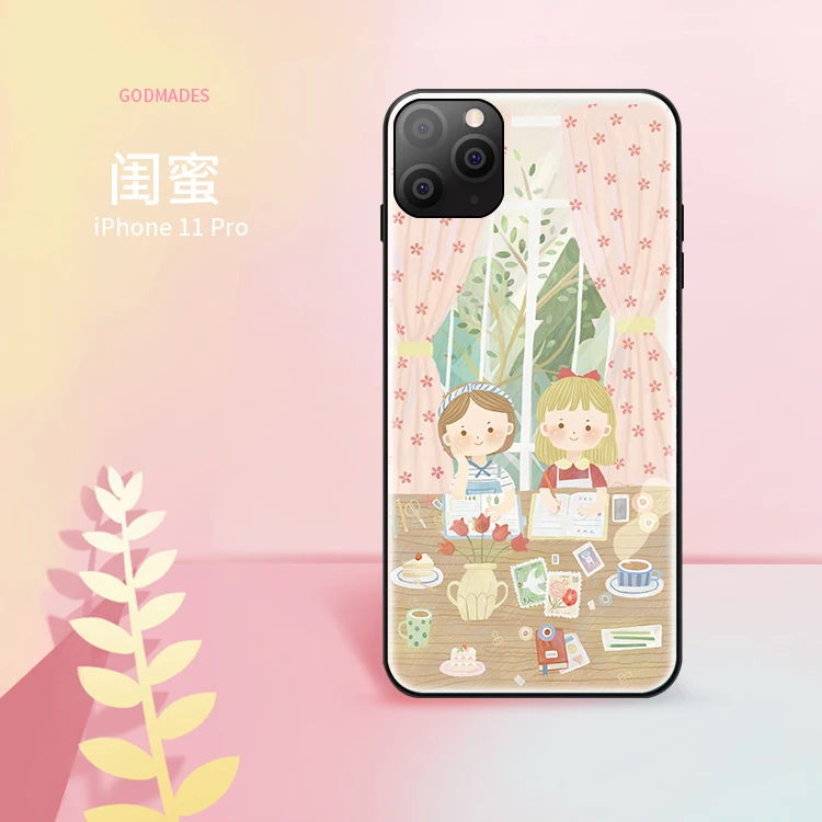 Милый розовый чехол для женщин и девочек для IPHONE 11 PRO MAX XS XR X, чехол для 6 6S 7 8 Plus - Цвет: 20 FOR 11 PRO