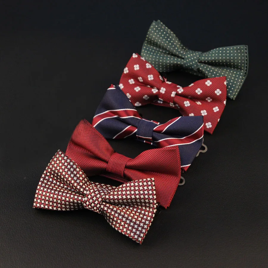 

Sitonjwly Business Bow Ties for Mens Adjustable Tuxedo Polyester Bowtie for Men Women Bowtie for Wedding Party Custom LOGO