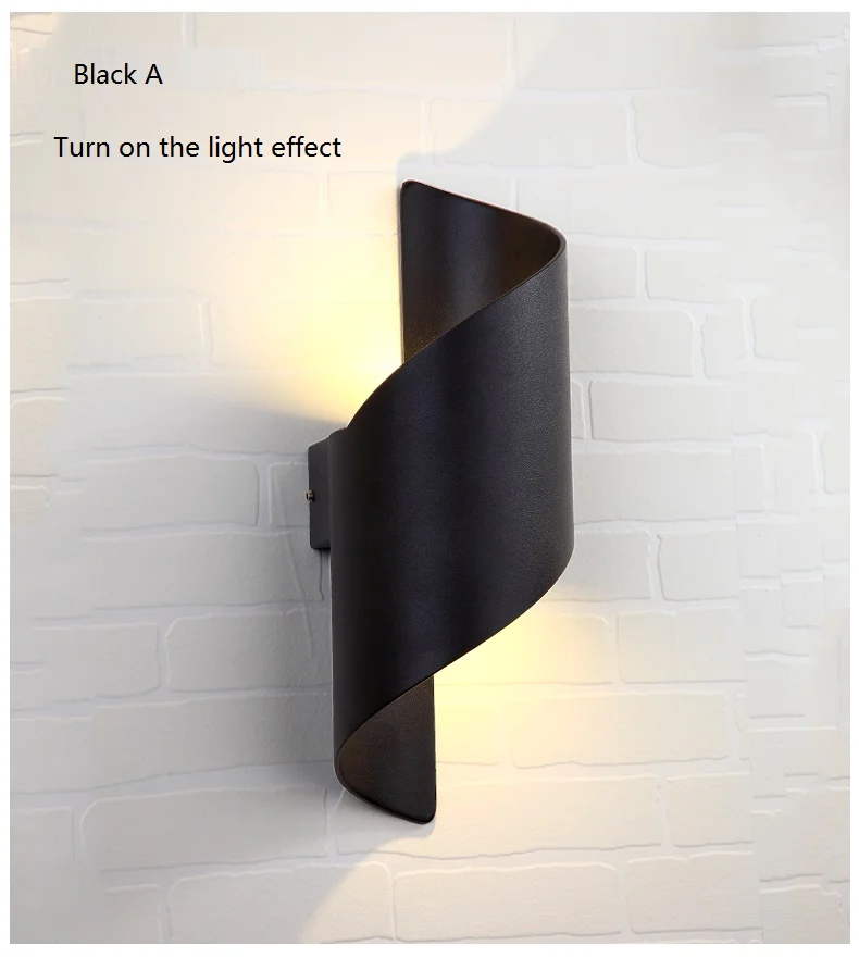 Модный простой креативный и персонализированный современный прикроватный настенный светильник для спальни