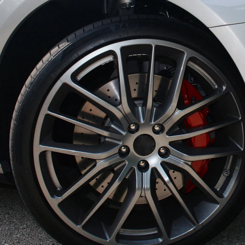 4pcs 60mm 58mm Wheel Center Cap For 2014- Ghibli 670025694 4B0601170 Rim Hub Covers Dust Car Styling Accessories Black
