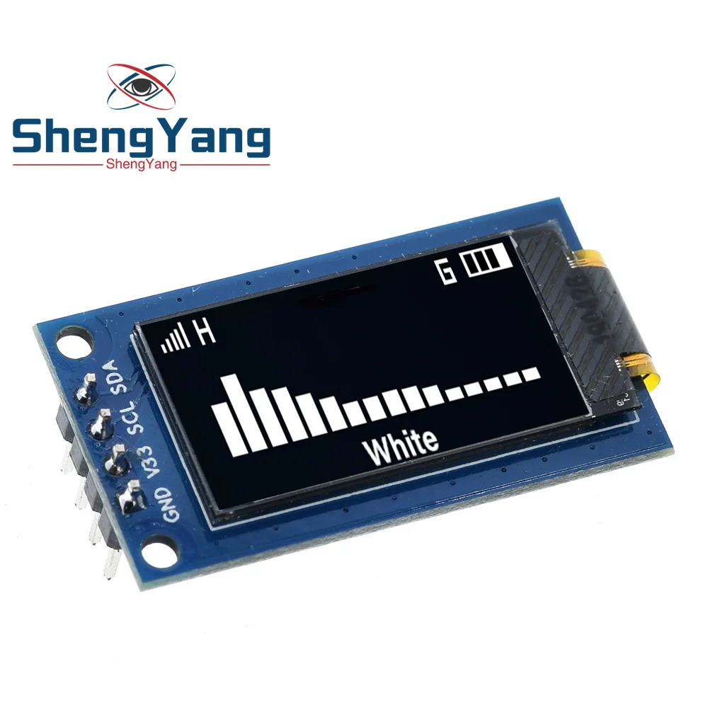 ЖК-дисплей 0 96 дюйма OLED 64 × 128 SSD1107 LCD &quotOLED модуль вертикального экрана для arduino |
