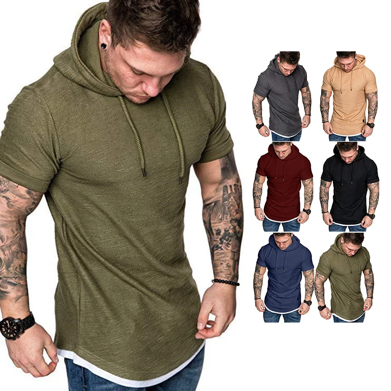 Men's Quick Dry Crossfit Bodybuilding t-Shirt Fitness Training Sport t-Shirt Workout Top Running Tshirt Hoodie Gym Clothing short sleeve t shirt sport t shirt running t shirt running t shirts men t shirts