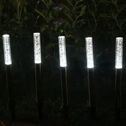 Солнечный светодиодный свет наружные садовые светильники водонепроницаемые односторонние акриловые садовые вставки грунтовый