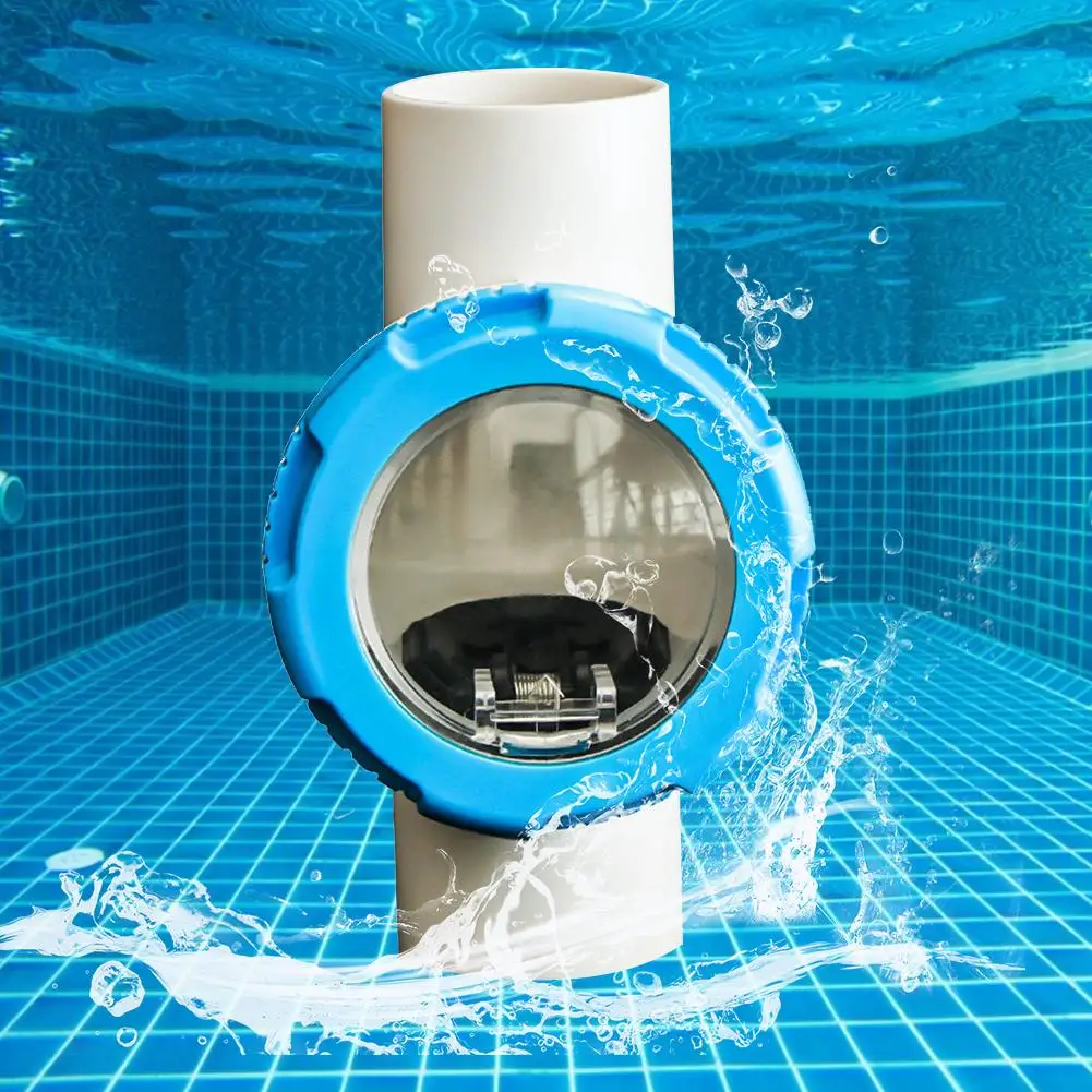 

Pool Check Valve Plastic One-Way Non-Return Water Inline Fluids Check Valves For Swimming Pool Spa Corrosion Resistant