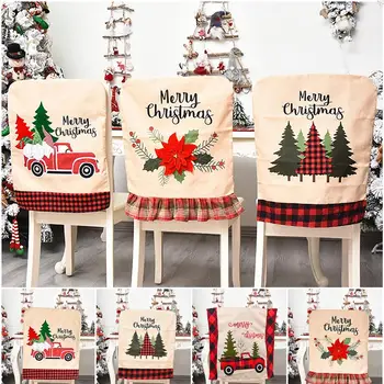 

Christmas Chair Cover Christmas Decorations For Home 2020 Santa Claus Cristmas 2020 Christmas Decor Gift NewYear Decor 2021 Xmas