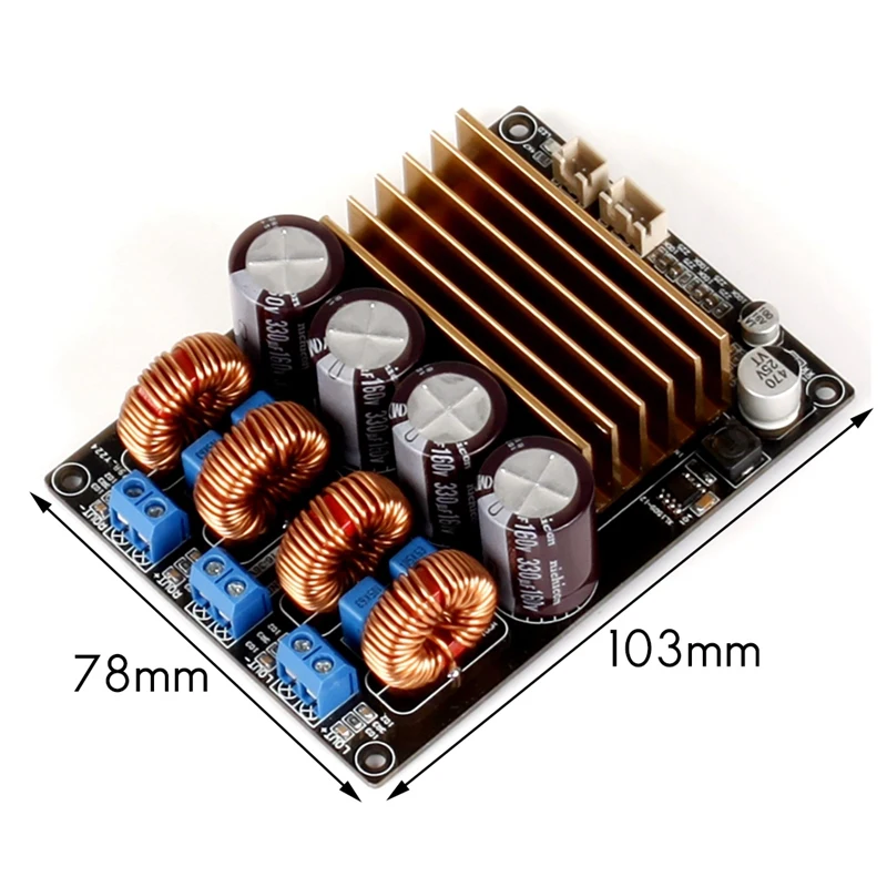 best amplifier TPA3251 Dual Channel Digital Power Amplifier Board 175W+175W 2000 watt amp