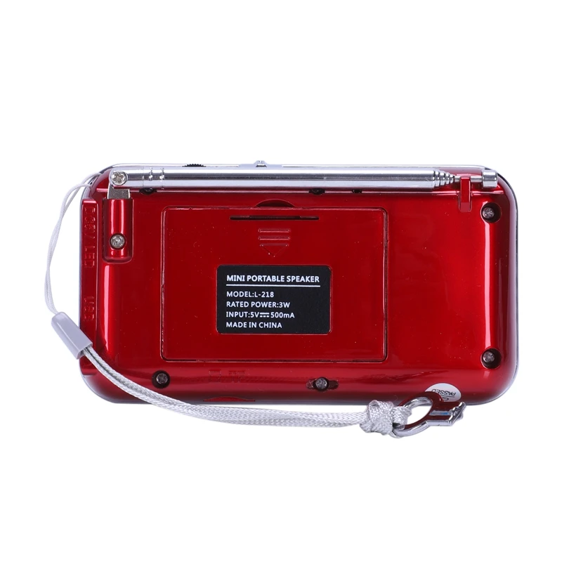 Мини Радио FM Портативный цифровой динамик USB Micro SD TF карта Mp3 музыка Lettore