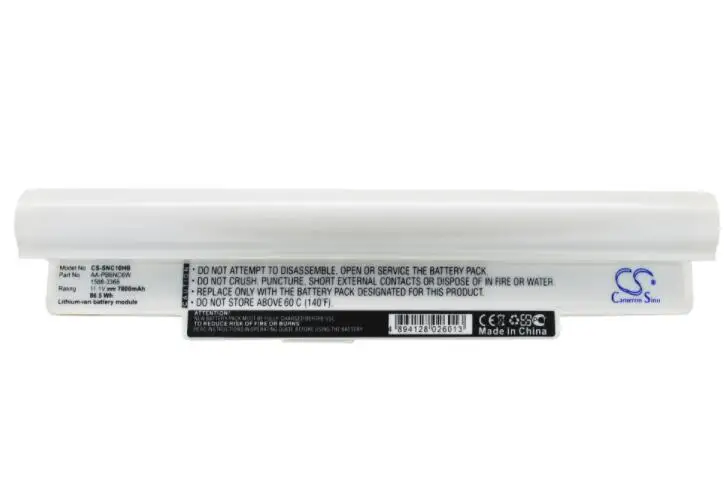 Cameron sino 7800 мА/ч, батарея для SAMSUNG N110(черный) NP-N110 NP-N110-12PBK NP-N120 NP-N120-12GBK NP-N120-12GW NP-N130
