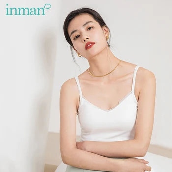 

INMAN Office Artsy Style V Neck Lace Patchwork Fit Style Vest