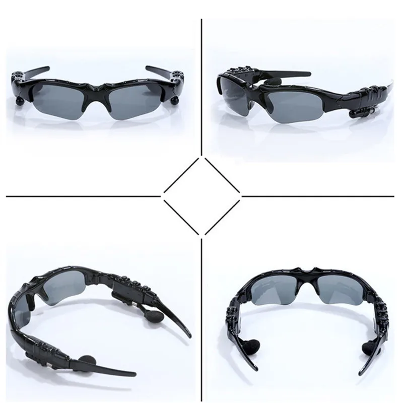 Sport Stereo Wireless Bluetooth 4.1 Headset Telephone Driving Sunglasses/mp3 Riding Eyes Glasses With colorful Sun lens