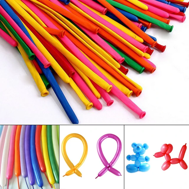 100pcs Coloré Long Ballon Clown Modélisation Ballons Enfants Jouets  Décoration de mariage