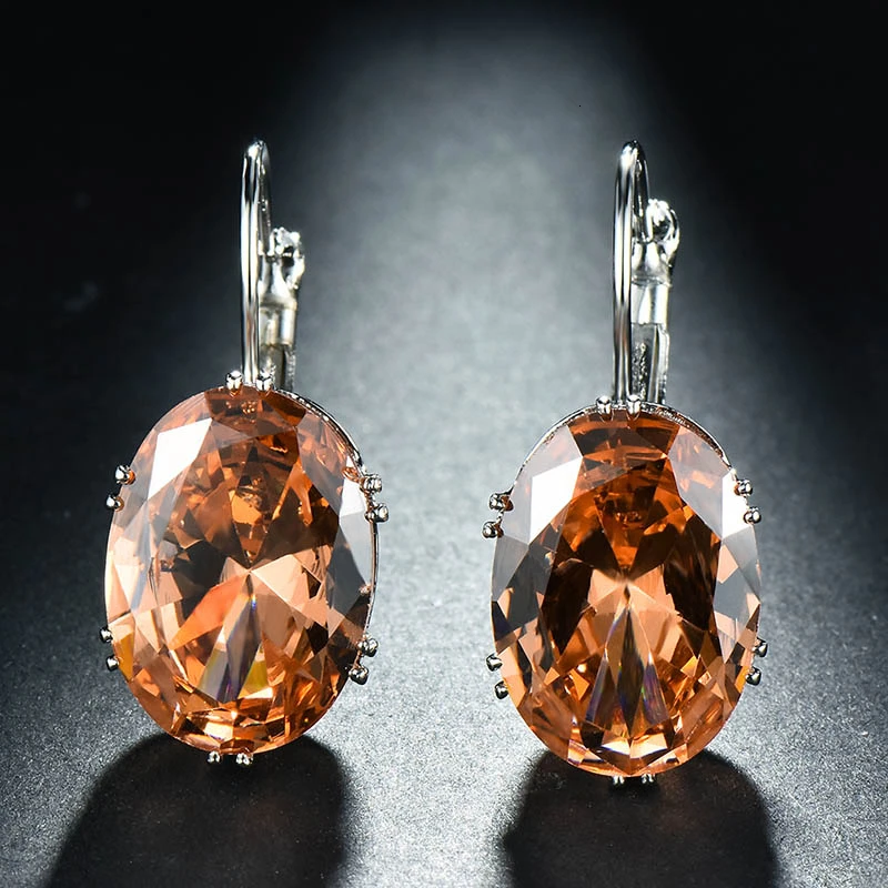 Hd30f05869eed43a4ab03e5dfe50c9716Q - Cellacity Korean 925 silver Earrings with oval citrine gemstone Engagement Earrings Drop Earrings For Women Jewelry wholesale