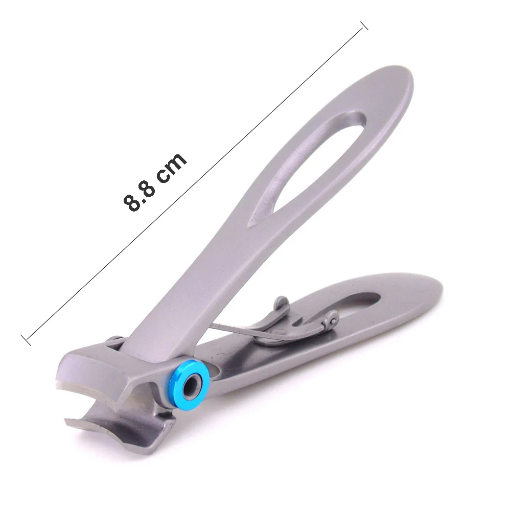Blue 8.8cm Машинка для стрижки ногтей резак из нержавеющей стали триммер для стрижки ногтей Ножницы для ногтей для густых ногтей - Цвет: Blue 8.8cm