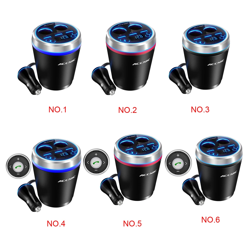 ACCNIC Bluetooth Handsfree автомобильный прикуриватель Mp3 плеер беспроводной 3 fm-трансмиттер с USB АВТО музыкальный плеер