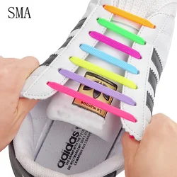 Silicone Elastic Shoelaces Fashion Unisex Athletic No Tie Shoe Lace All Sneakers Fit Quick Shoe Lace