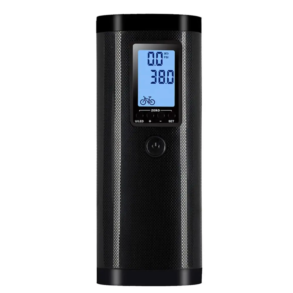 

Bike Air Compressor Smart Multi-functional Inflator Portable Power Bank Tire Inflator Boue Gonflable Bicycle Pump