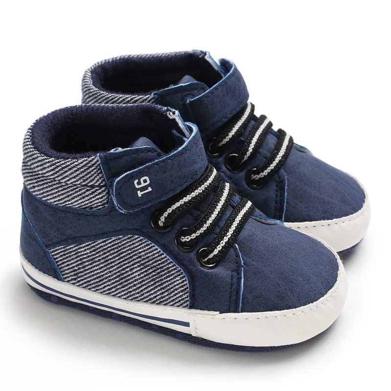 Emmababy повседневная обувь для новорожденных мальчиков и девочек; однотонная детская обувь в стиле пэчворк; 4 цвета