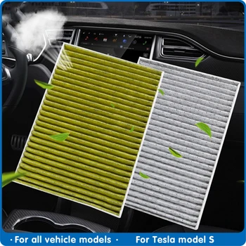 

FDIK Replacement Activated Cabin Air Filter For Tesla Model S Accessory Model3 Car Intake Protection models Accessories New 2020