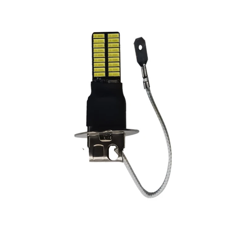 Автомобильный противотуманный светильник H1 H3 4014 36smd декодирование постоянного тока, головной светильник, светодиодная передняя противотуманная лампа 12-24 В H1, светодиодная лампа, автомобильные аксессуары белого цвета