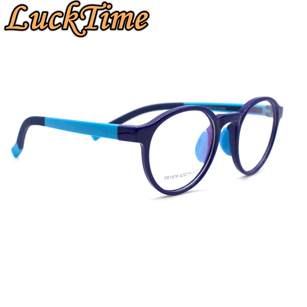 LuckTime милые детские очки, оправа TR90, мягкие очки для близорукости, оправа для детей по рецепту, детские оправы для очков#1978