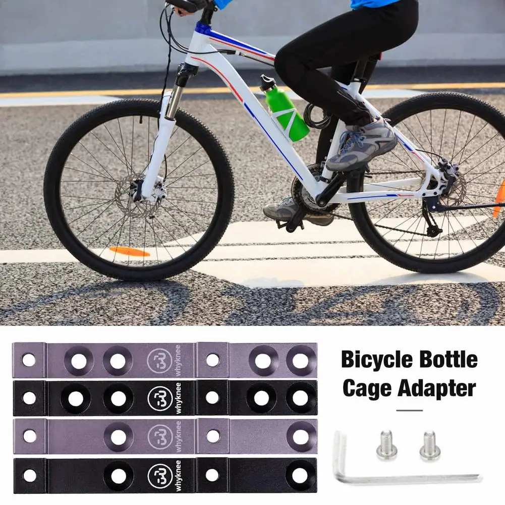 Bicycle Water Bottle Cage Holder Adapter Road Bike Cage Mount Adapter Rack Hole Position Fixing Frame