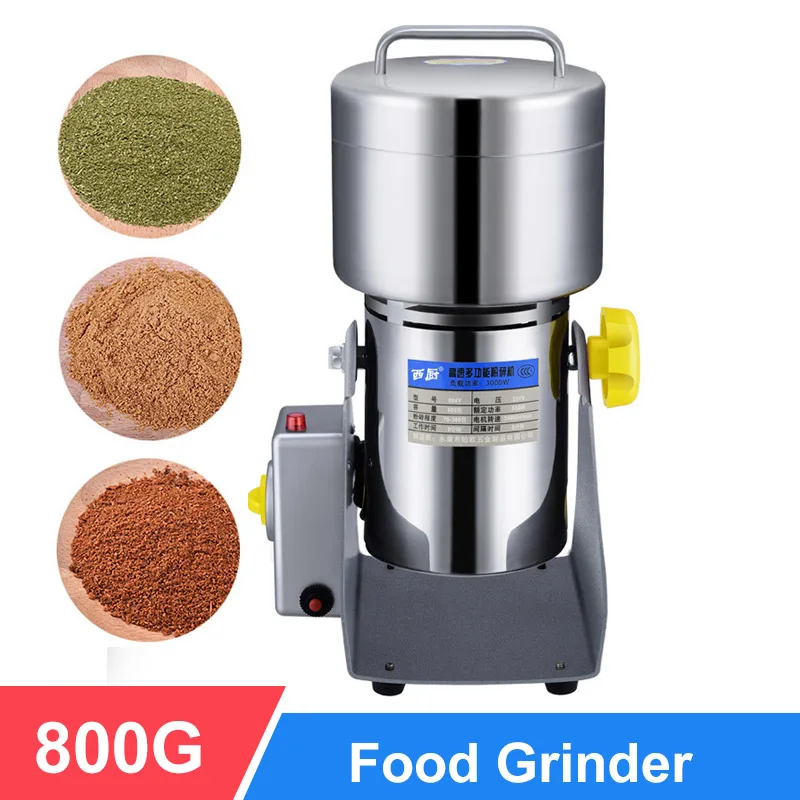 

800G Hand-cranked Peanut Crusher Mill Grain Powder Grinding Machine Manual Coffee Bean Grinder Pepper Seasoning Herbs Pulverizer