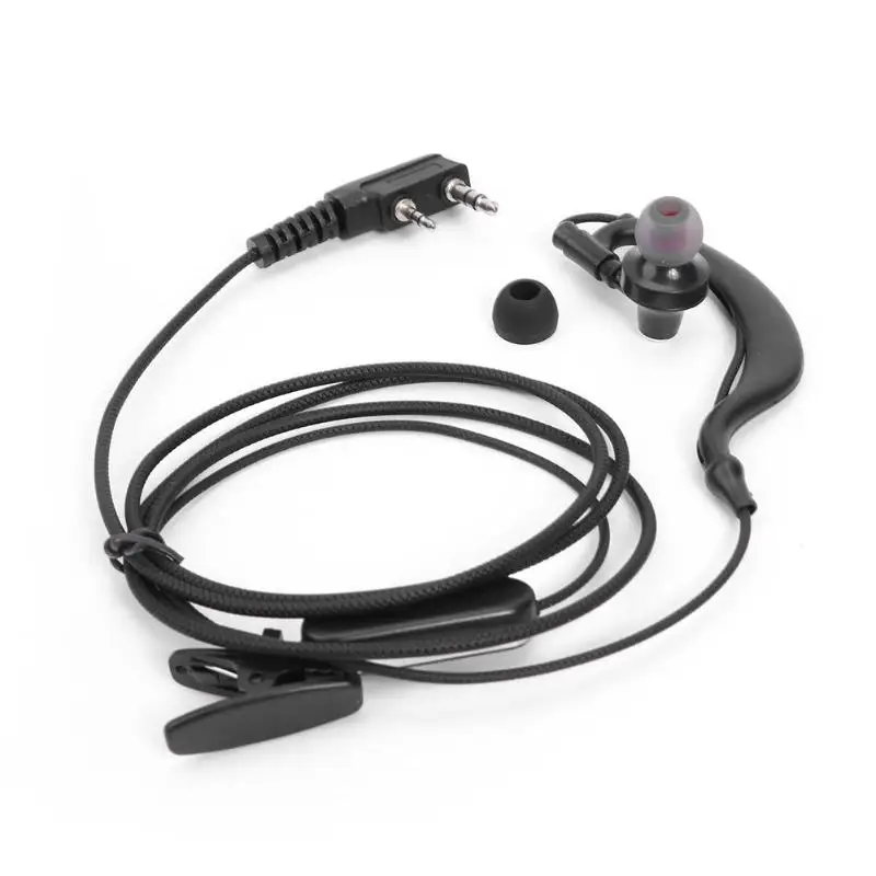 G форма 2 Pin PPT Mic K Тип наушник гарнитура анти шум наушники для Kenwood поддержка левое или правое ухо носить удобно
