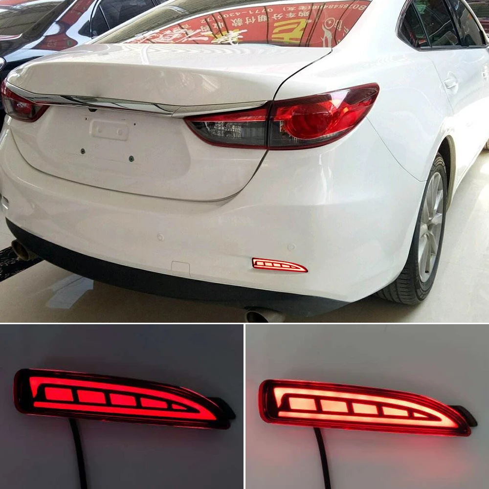LED Rear Bumper Reflector Brake Stop Light For Mazda 6 Atenza For Mazda