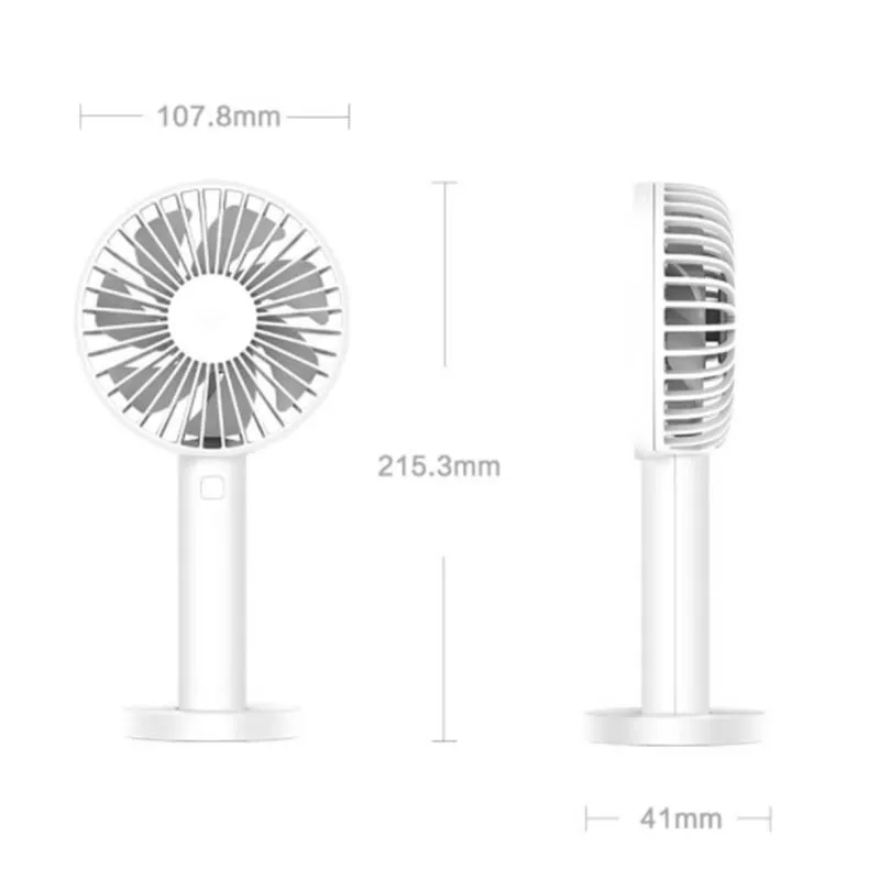 Xiaomi ZMI AF215 Draagbare мини-вентиляторы USB Ручной Koelventilator 3 скорости Verstelbare Электрический вентилятор Lucht Koeler