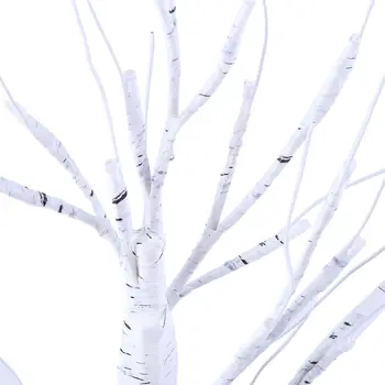 

Simulation Birch Tree Desk Lamp Twig Warm Light Table Lantern Home Store Decor X4YD