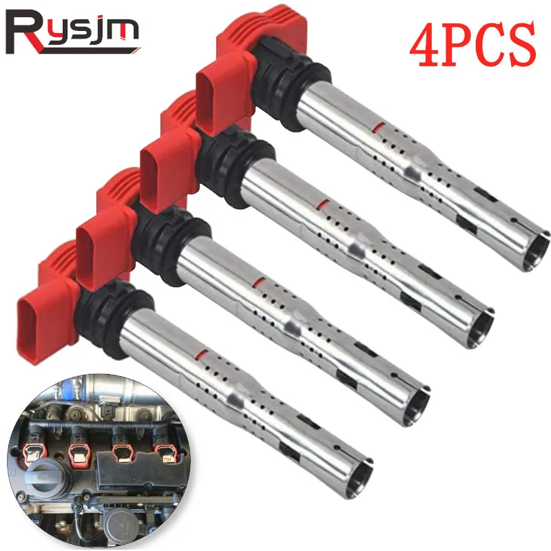 

High Quality Ignition Coil 06E905115E 06E 905 115E Fit for VW for Audi A3 A4 A5 A6 A7 A8 Ignition Coil 06E905115 Car Accessories