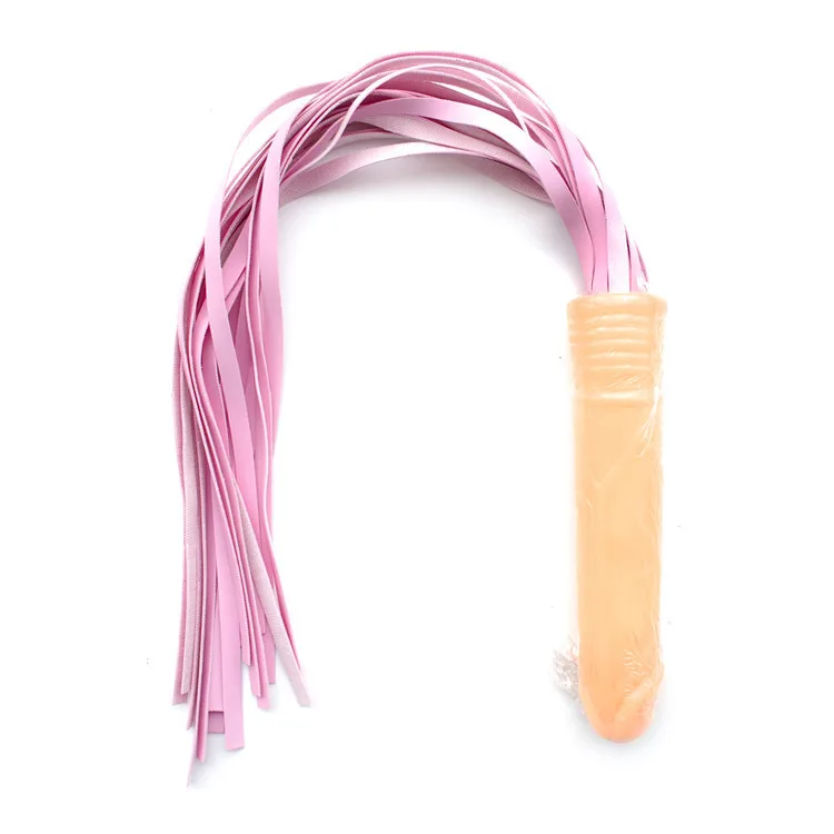 Красная ручная игрушка SM Whip черно-белая с рисунком Cob для атласного материала товары для взрослых разбросанные хлыст товары для здоровья