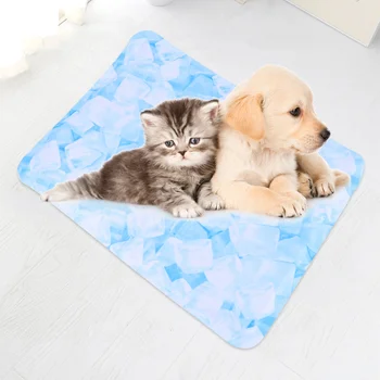 

Ice Pattern Pet Ice Pad Cooling Ice Mat Portable Cooling Cushion Pet Gel Cooler