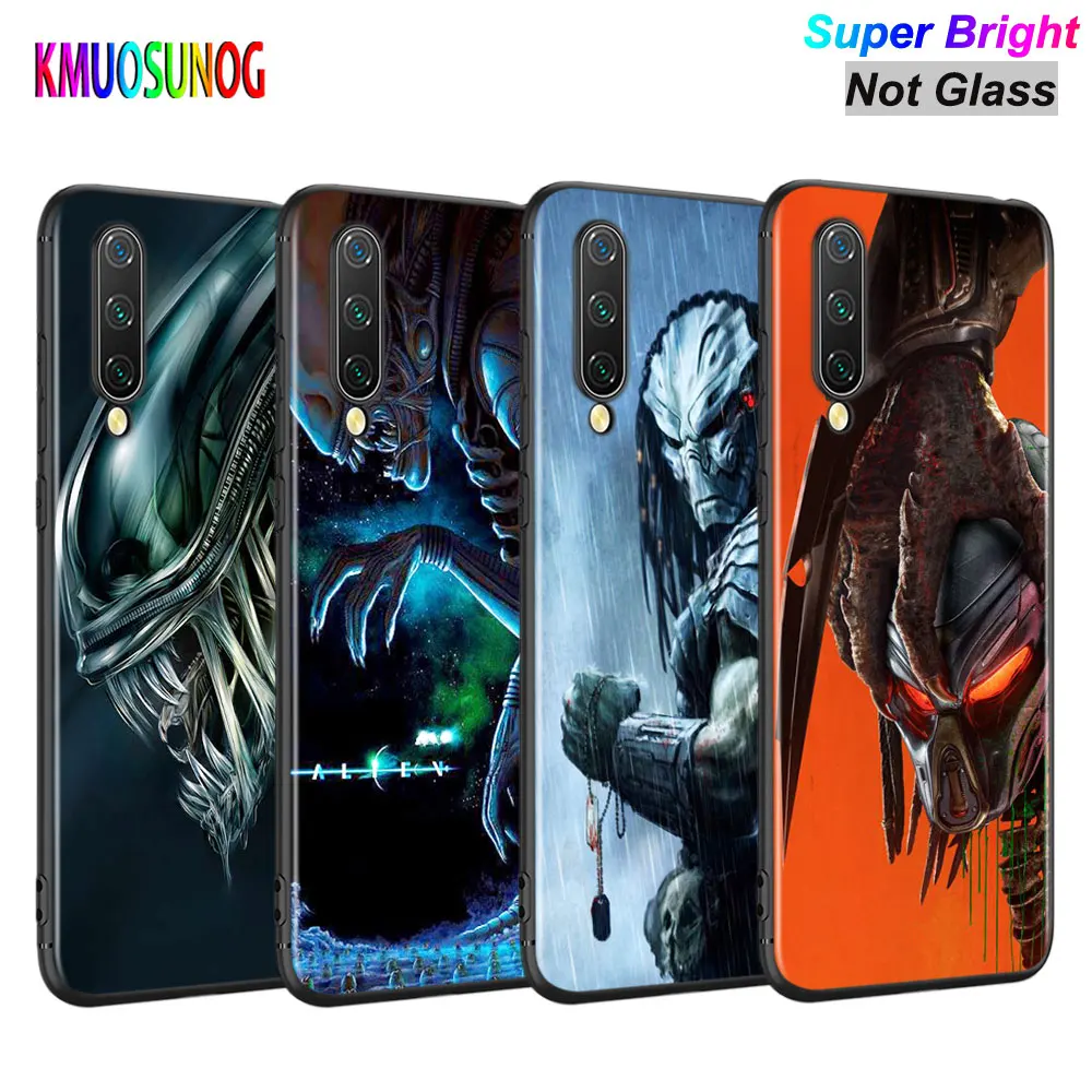 

Black Cover Alien vs Predator for Xiaomi Mi A3 A2 A1 5X 6X 6 8 Lite 9 9SE CC9 F1 9T 9TPro Play Phone Case