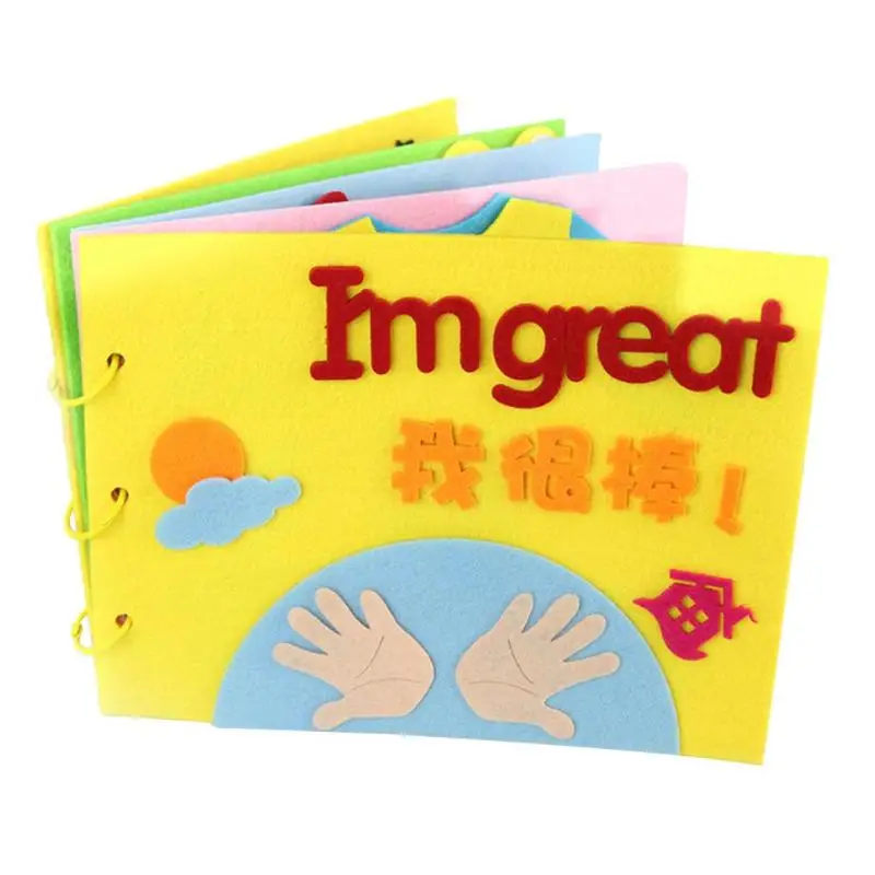 

Cloth Books Children Non-woven Recyclable Convenient Life Skills Exercise Learning Puzzle Toy Kids Intelligence Toys Gifts