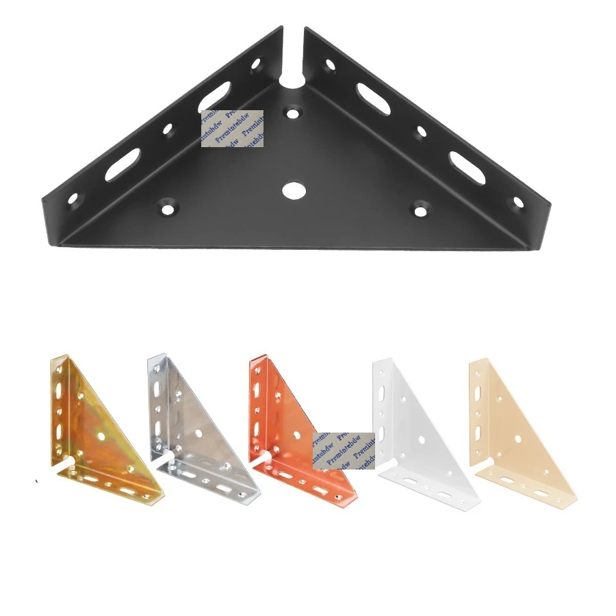 4pcs Heavy Steel Corner Bracket 3 Sides Mounting Bed Furniture
