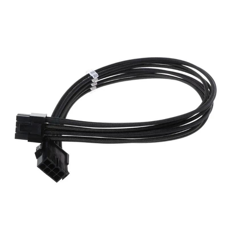 30 см/40 см Черный GPU PCI-E 8Pin(6pin+ 2pin) Мужской и Женский удлинитель питания для ПК Компьютерные аксессуары