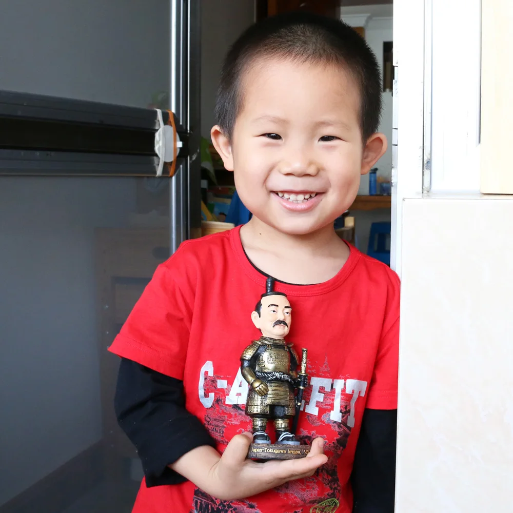 

Фотостатуя человека, всемирно известный в Японии, военный стратегист, политика Токугава иeyasu, фигурка, модель, игрушки, подарок, Коллекционирование