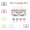 Peau Ultra mince housse de protection Film métallique autocollant copeaux de fer garde-poussière pour AirPods Pro Film de protection anti-poussière Air pods ► Photo 1/6