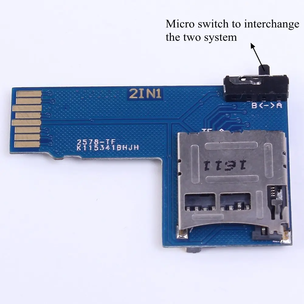 Icstation 2 в 1 Micro SD карта памяти плата запоминающего устройства Щит Модуль двойной системы коммутатор для Raspberry Pi B+ 2B 3B