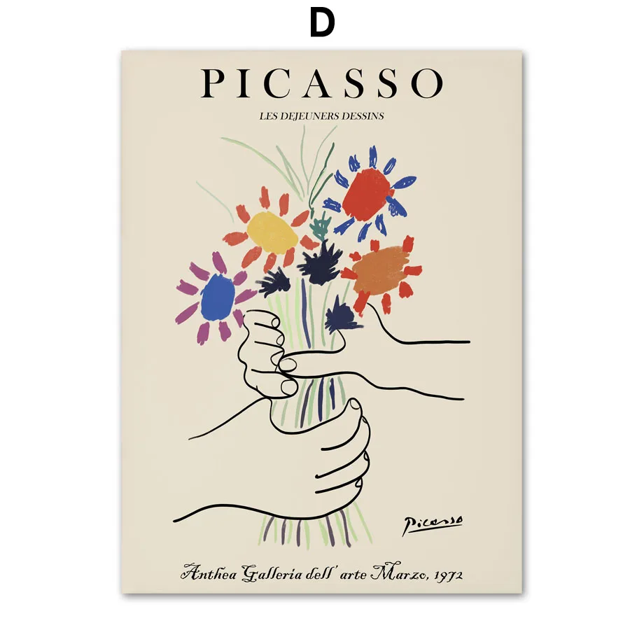 Wall-Art-Canvas-Painting-Picasso-Matisse-Abstract-Girl-Flower-Nordic-Posters-And-Prints-Wall-Pictures-For (6)