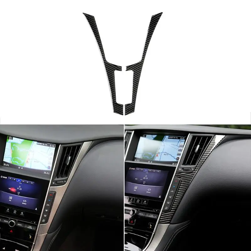 Накладка из углеродного волокна для внутреннего контроля для Infiniti Q50 Q60- U90C