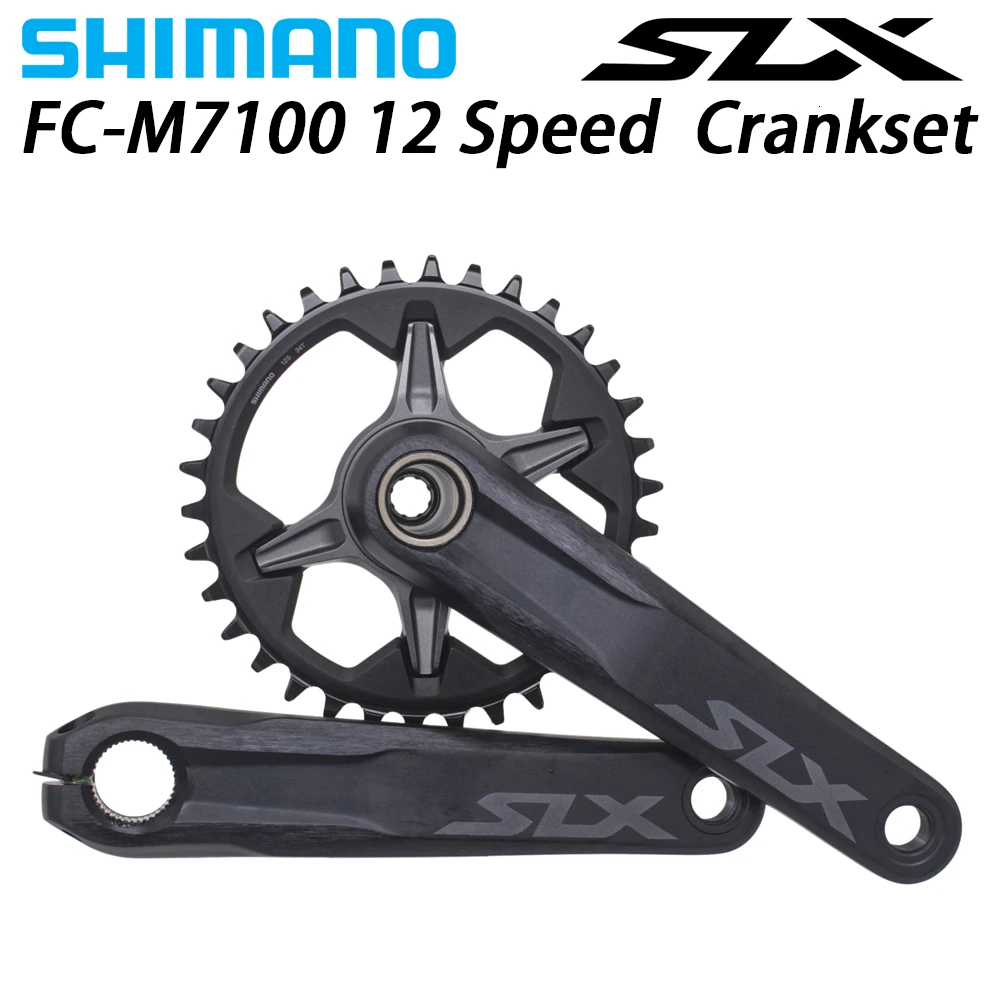 SHIMANO DEROE SLX FC M7100 1 Hollowtech II 12 Скорость система для MTB 30T 32T 34T 170 мм 175 | Спорт и