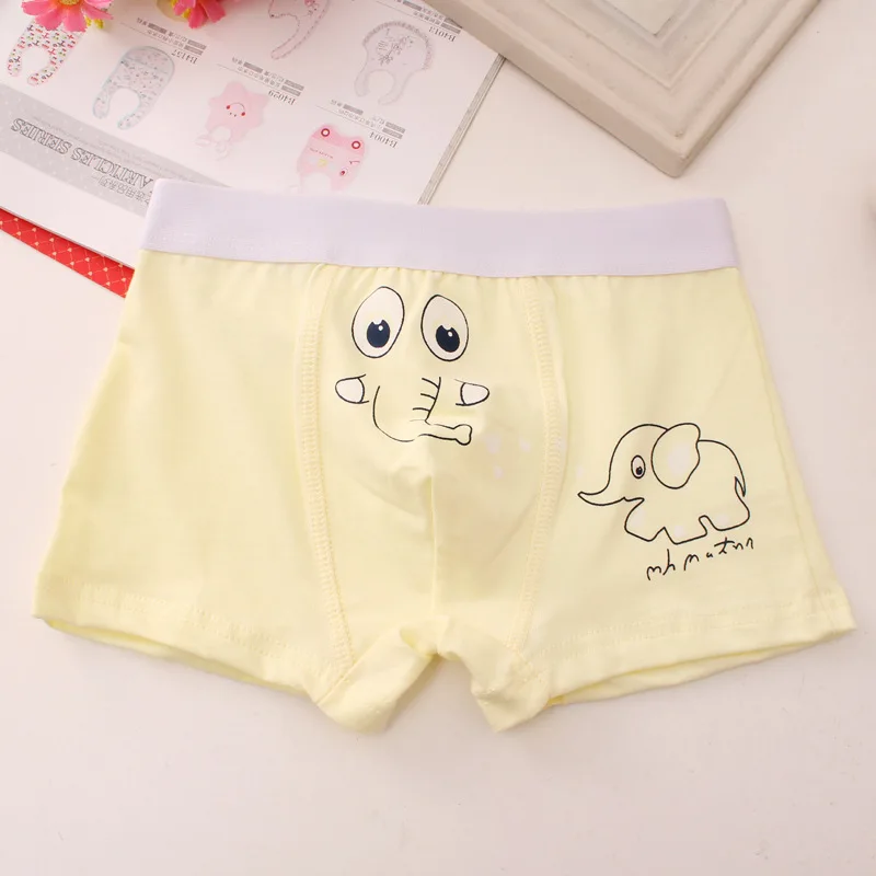 5Pcs/Lot Children's Cartoon Boxer Kids Underwear Boys Boxer Cotton Shorts Student Panties Suit 2-10 Years