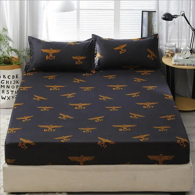 30 BedFittedSheet с 2 наволочки, без рукавов с узором из ананасов один queen King Размеры постельного белья защитный чехол для матраса крышка снизу подшивок - Цвет: type 7