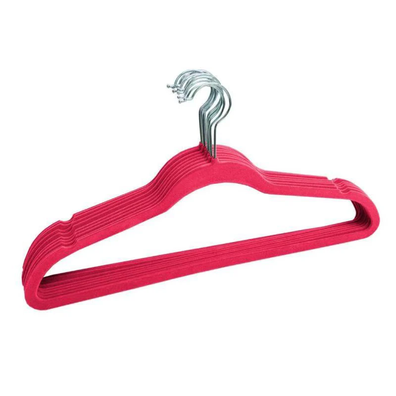 

Non-Slip Velvet Hangers - Suit Hanger Ultra Thin Space Saving 360 Degree Swivel Hook Strong and Durable Clothes Hange