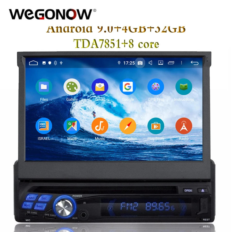 Универсальный автомобильный DVD-плеер DSP 7 дюймов Android 10 0 Восьмиядерный радио GPS