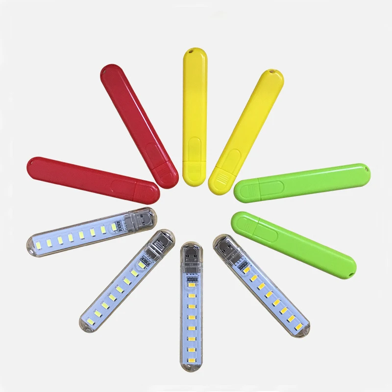 

Mini USB LED Light Portable 8 LEDs Night Light Table Lamp Warm White Light Cool White LED Lamp For Power Bank PC Laptop Bulb